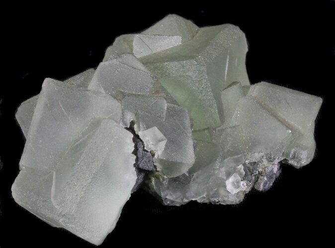 Cubic, Green Fluorite From China - Large Cubes #39125